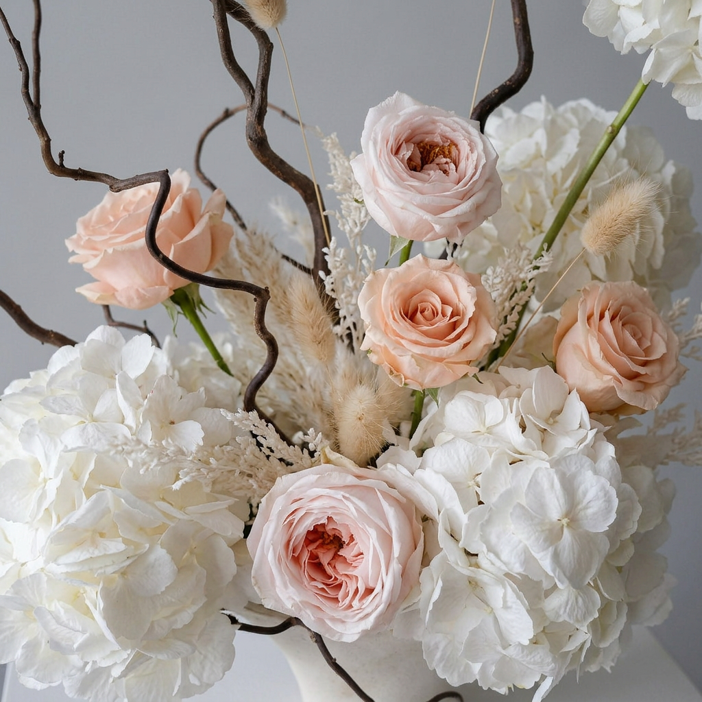 Blush Rose Branch Cup