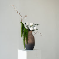sculptural preserved floral vase Earth Bloom Washi Bloom Riyadh