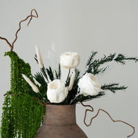 sculptural preserved floral vase Earth Bloom Washi Bloom Riyadh
