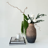 sculptural preserved floral vase Earth Bloom Washi Bloom Riyadh
