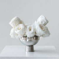 white preserved rose vase Premium White Washi Bloom Riyadh