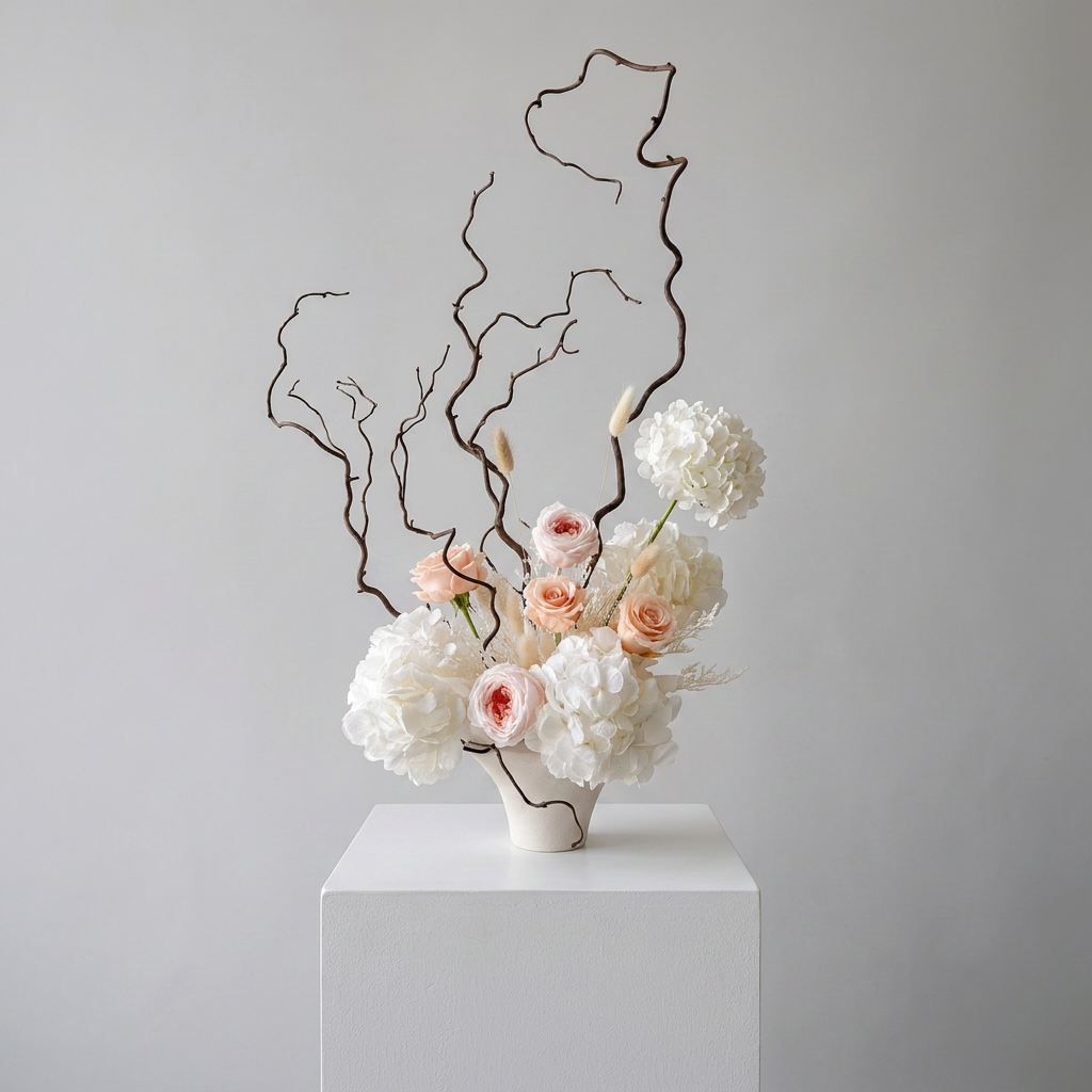 Blush Rose Branch Cup