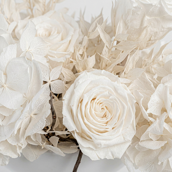 White Hydrangea Branch Cup