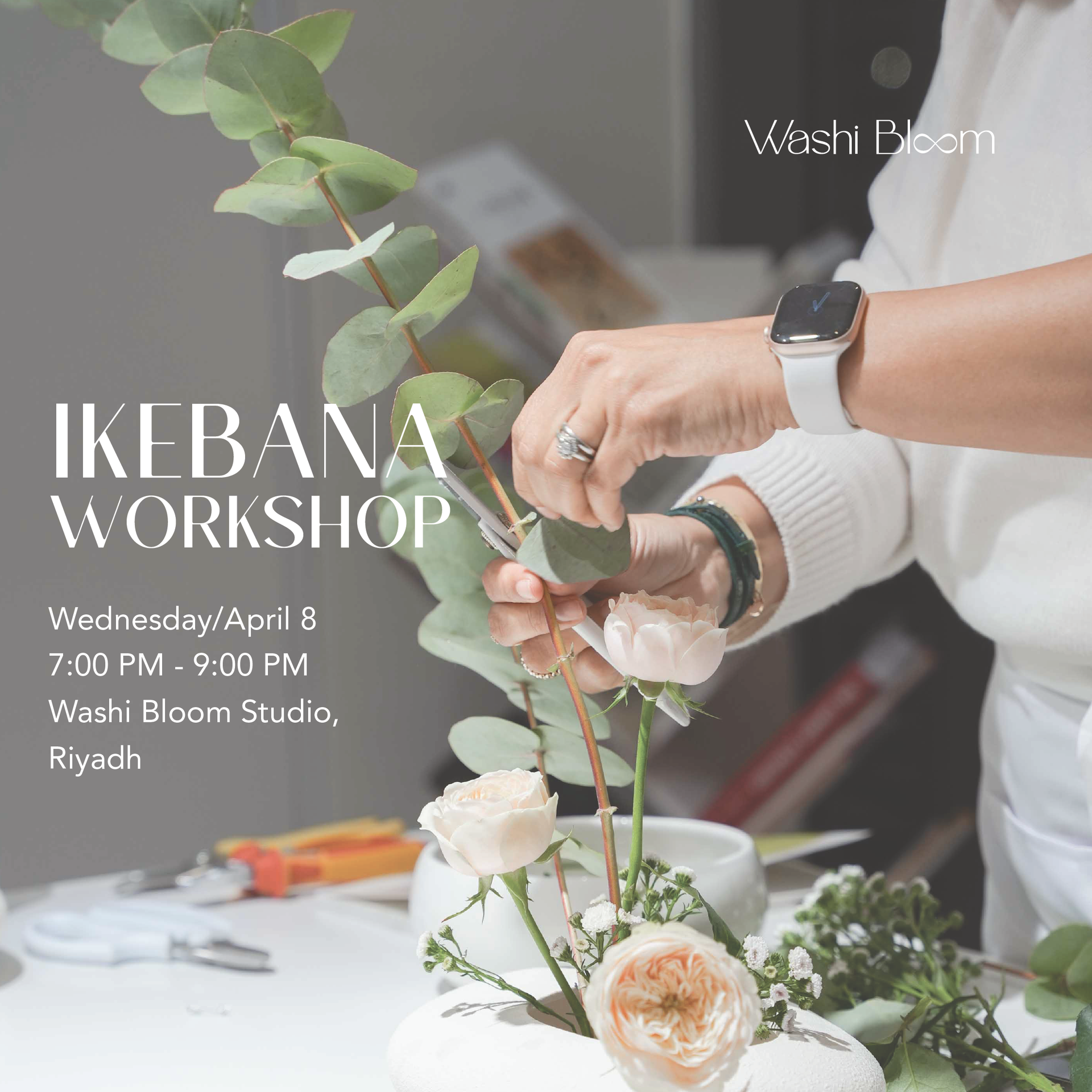 Ikebana Workshop Riyadh - April 8