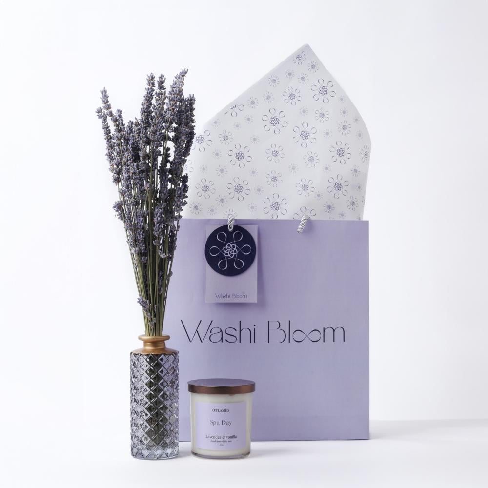 Luxury Calm & Glow arrangement by Washi Bloom