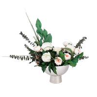 ivory preserved rose vase Balanced Bloom Washi Bloom Riyadh