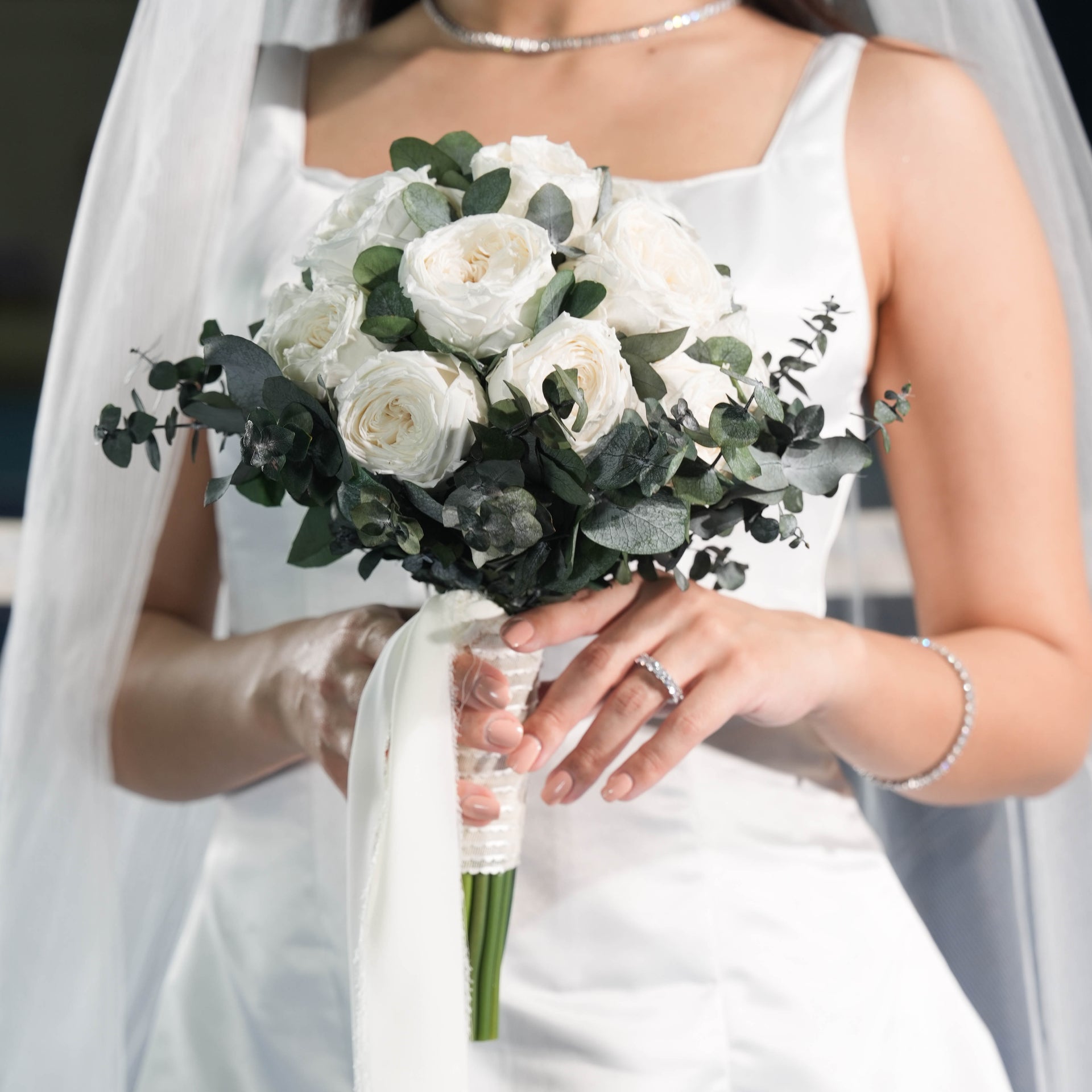 Luxury Eternal Bridal Elegance arrangement by Washi Bloom
