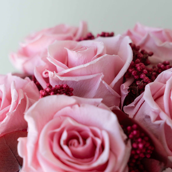 blush preserved rose box Radiant Blush Washi Bloom Riyadh
