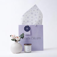 Luxury Rose & Glow arrangement by Washi Bloom