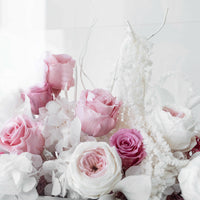 blush preserved rose display Blush Archive Washi Bloom Riyadh