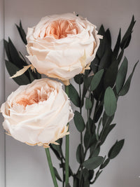 ivory peach preserved rose gift box For You Always Washi Bloom Riyadh