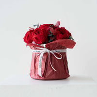 red preserved rose box Say It in Red Washi Bloom Riyadh