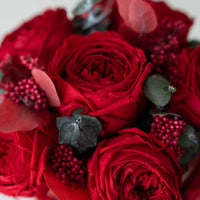 red preserved rose box Say It in Red Washi Bloom Riyadh