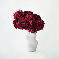 burgundy preserved hydrangea vase Velvet Bloom Washi Bloom Riyadh
