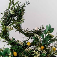 preserved crescent botanical arrangement Qamar Crescent Washi Bloom Riyadh